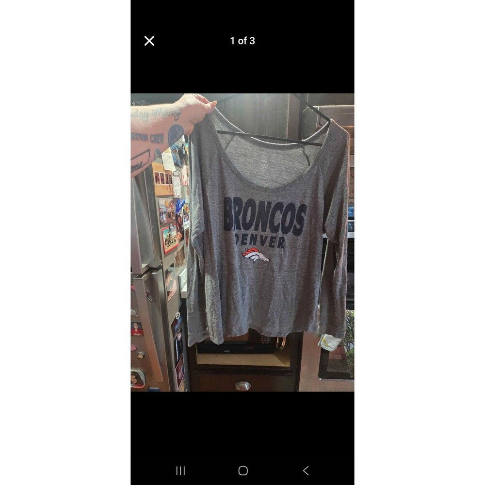Women's NFL Denver Broncos L/S Shirt SZ XL